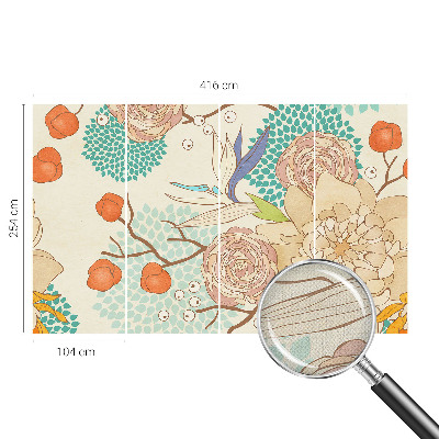 Fototapeta za otroško sobo Cvetlična fantazija