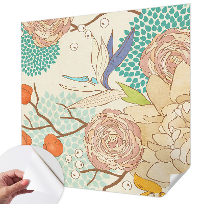 Fototapeta za otroško sobo Cvetlična fantazija