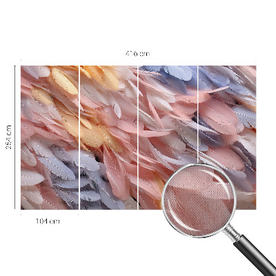 Otroška fototapeta Pastelno perje