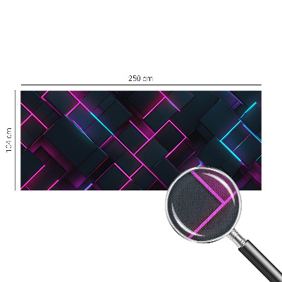 Samolepilna fototapeta z motivom neonske geometrije