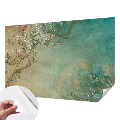 Samolepilna fototapeta za dnevno sobo Cvetlična harmonija