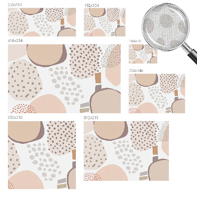 Samolepilna fototapeta za spalnico Subtilne pike