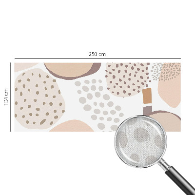 Samolepilna fototapeta za spalnico z motivom subtilnih pik