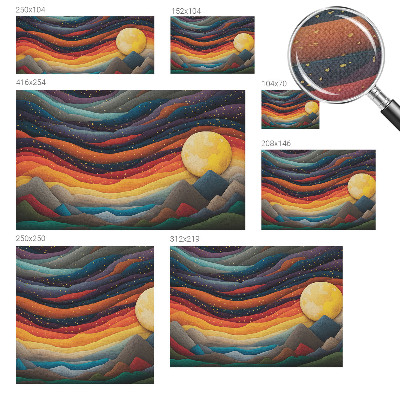 Samolepilna fototapeta Barvite gore