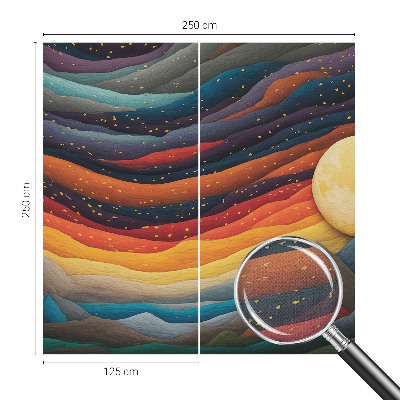 Samolepilna fototapeta Barvite gore