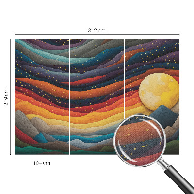 Samolepilna fototapeta Barvite gore