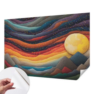 Samolepilna fototapeta Barvite gore