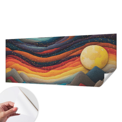 Samolepilna fototapeta Barvite gore