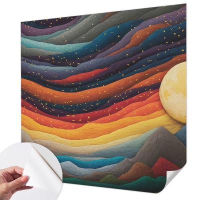 Samolepilna fototapeta Barvite gore