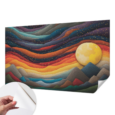 Samolepilna fototapeta Barvite gore