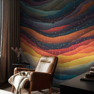 Samolepilna fototapeta Barvite gore