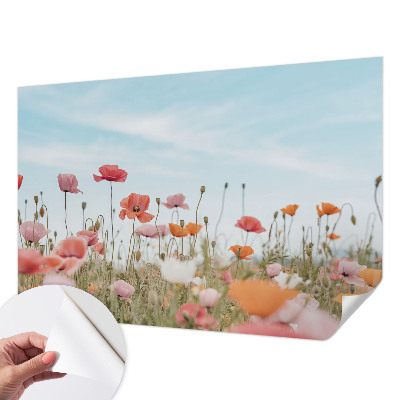 Otroška fototapeta z motivom makovega cveta