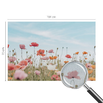 Otroška fototapeta z motivom makovega cveta
