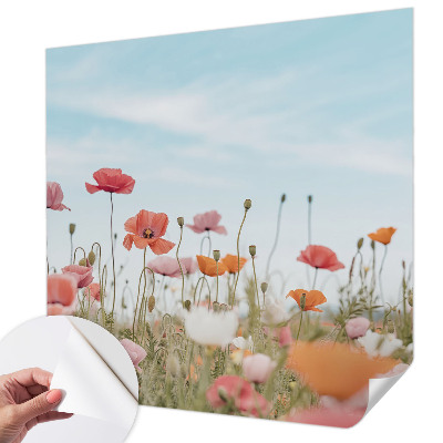 Otroška fototapeta z motivom makovega cveta