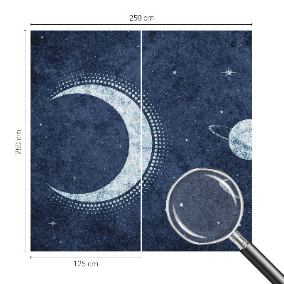 Samolepilna fototapeta za spalnico z motivom zvezd