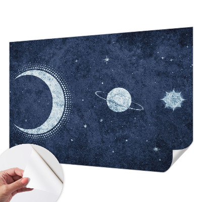Samolepilna fototapeta za spalnico z motivom zvezd