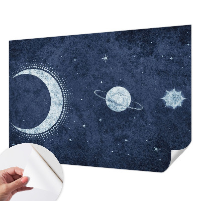 Samolepilna fototapeta za spalnico z motivom zvezd