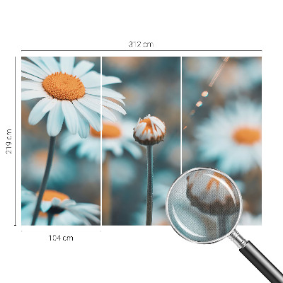 Samolepilna fototapeta z motivom kamilične poslastice