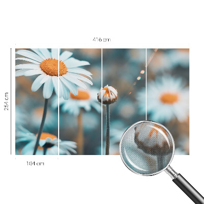 Samolepilna fototapeta z motivom kamilične poslastice