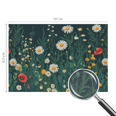 Samolepilna fototapeta za spalnico Divje rože