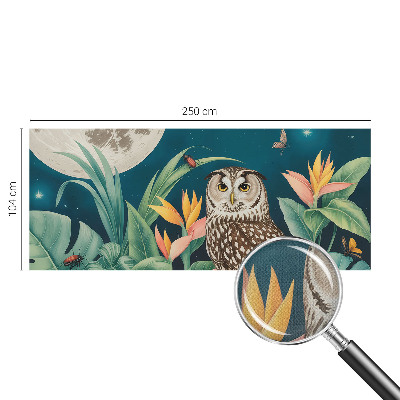 Fototapeta za otroško sobo z motivom luninega safarija