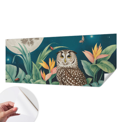 Fototapeta za otroško sobo z motivom luninega safarija
