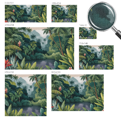 Samolepilna fototapeta Eksotična pokrajina