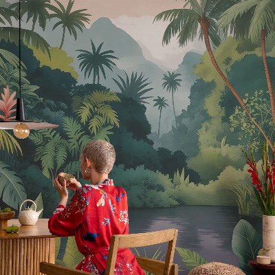 Samolepilna fototapeta Eksotična pokrajina