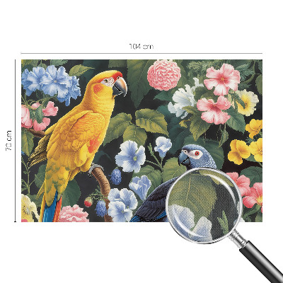 Samolepilna fototapeta za spalnico Eksotične ptice