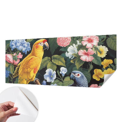 Samolepilna fototapeta za spalnico Eksotične ptice