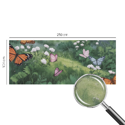 Fototapeta za otroško sobo Metulji na travniku