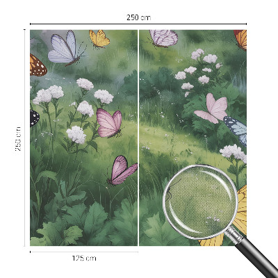 Fototapeta za otroško sobo Metulji na travniku