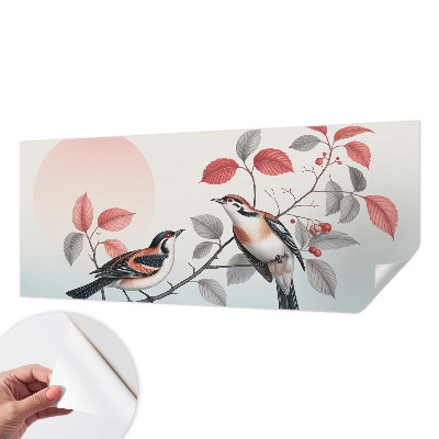 3D fototapeta z motivom sedečih ptic