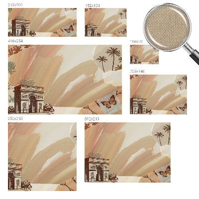 Samolepilna fototapeta Eksotično potovanje