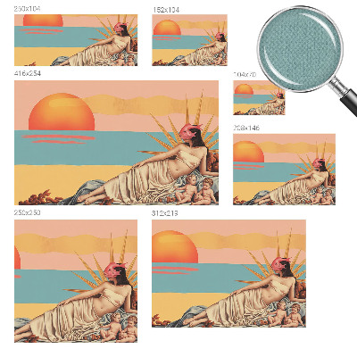 Otroška fototapeta Zahod nadrealizma