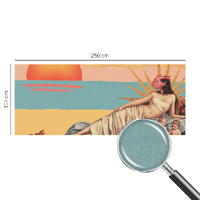 Otroška fototapeta z motivom zahoda nadrealizma