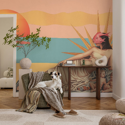 Otroška fototapeta Zahod nadrealizma