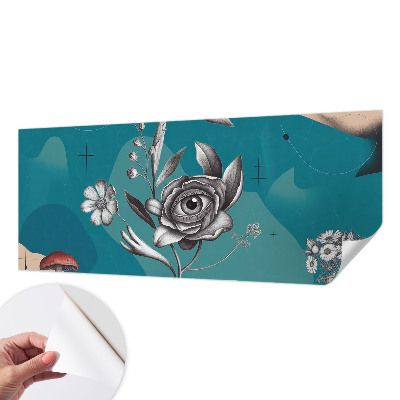3D fototapeta z motivom cvetličnega očesa