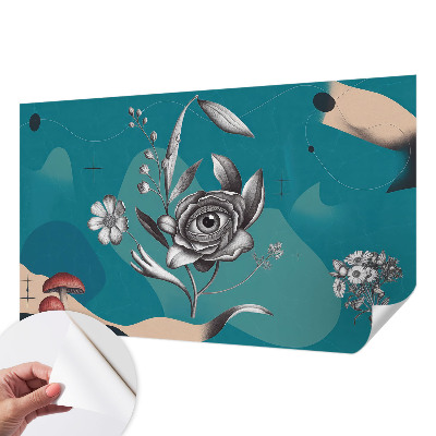3D fototapeta z motivom cvetličnega očesa