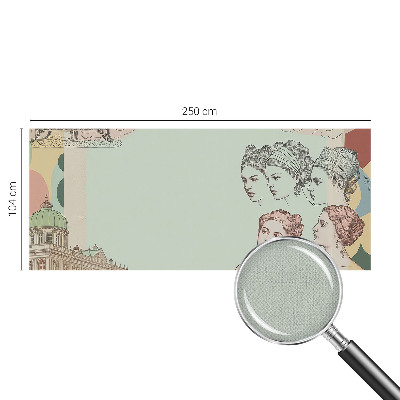 Samolepilna fototapeta za spalnico Klasični kolaž