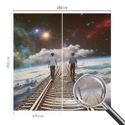 Samolepilna fototapeta Vesoljsko potovanje