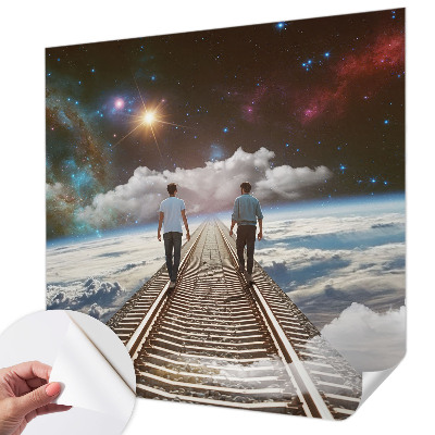 Samolepilna fototapeta Vesoljsko potovanje