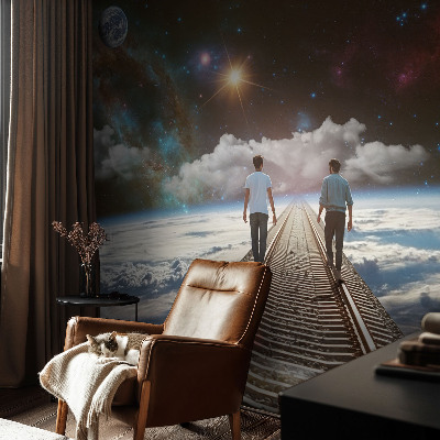 Samolepilna fototapeta Vesoljsko potovanje