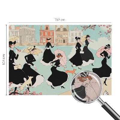 Samolepilna fototapeta za spalnico Ženske hodijo