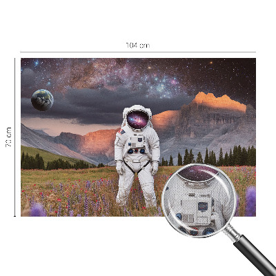 Samolepilna fototapeta za dnevno sobo Kozmična pokrajina