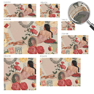 Samolepilna fototapeta za spalnico Cvetlična eleganca