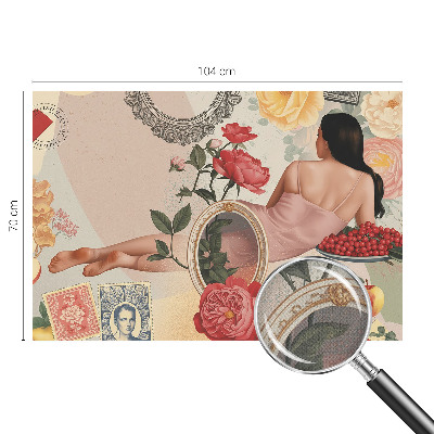 Samolepilna fototapeta za spalnico Cvetlična eleganca