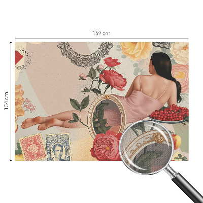 Samolepilna fototapeta za spalnico Cvetlična eleganca