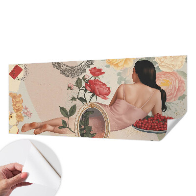 Samolepilna fototapeta za spalnico Cvetlična eleganca