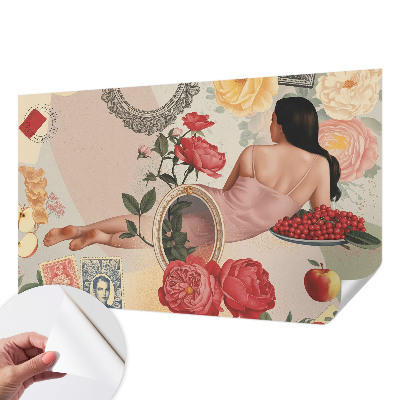 Samolepilna fototapeta za spalnico Cvetlična eleganca